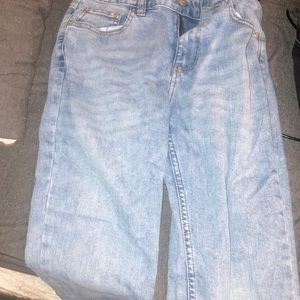 light blue jeans